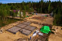 Монтаж индивидуального расчётного фундамента УШП PRO для строительства одноэтажного кирпичного дома в п. Рощино, Ленинградская обл. - мини - 21