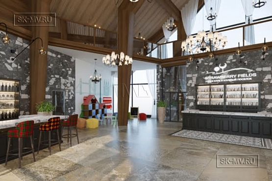 Интерьер клубного дома гольф-клуба - 15