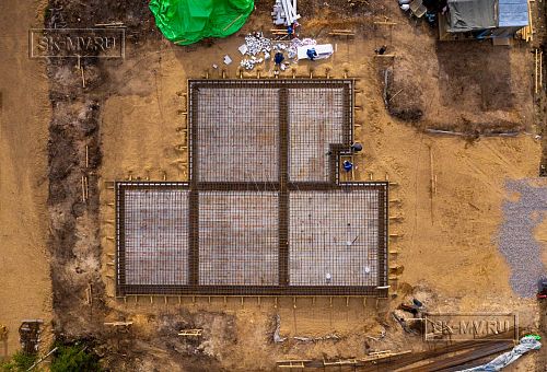 Монтаж индивидуального расчётного фундамента УШП PRO для строительства одноэтажного кирпичного дома в п. Рощино, Ленинградская обл. - 25