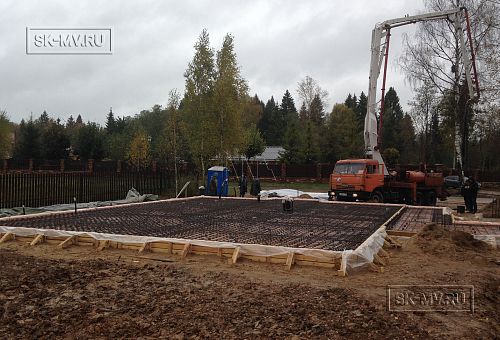 11. Армирование ростверков и плиты фундамента дома