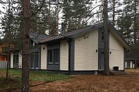 Фото репортаж с места строительства одноэтажного зимнего дома 136 кв м по скандинавской технологии в кп Волшебное озеро - мини - 3