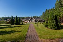 Одноэтажная усадьба в английском стиле в КП Галактика, технология каркас - мини - 49