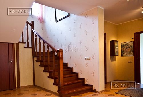 Пример внутренней отделки индивидуального загородного дома с эркером в СНТ Учитель - 11