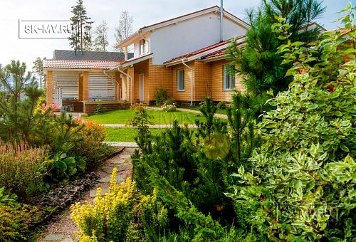 Строительство одноэтажного коттеджа из газобетона с теплой верандой с панорамным остеклением в КП Сосновое - 14