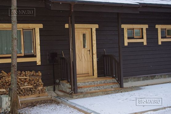 Строительство каркасного охотничего одноэтажного дома в Лужском районе - 2