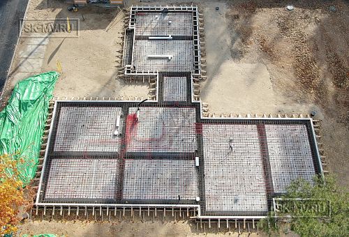 Монтаж фундамента УШП PRO для строительства кирпичного дома площадью ок. 400 кв м в стиле Hi Tech с эксплуатируемой кровлей в Московской области - 12