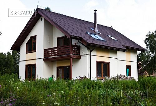 Строительство двухэтажного каркасного дома в КП Охтинская Долина - 2