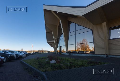 Построенный клубный дом с рестараном по технологии фахверк для гольф-клуба Земляничные поляны - 12