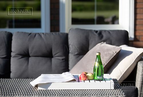 Одноэтажная усадьба в английском стиле в КП Галактика, технология каркас - 25