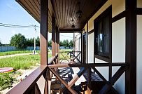 Построенный по каркасной технологии в к п Парквэй загородный дом для постоянного проживания в стиле фахверк площадью 200 кв м - мини - 18