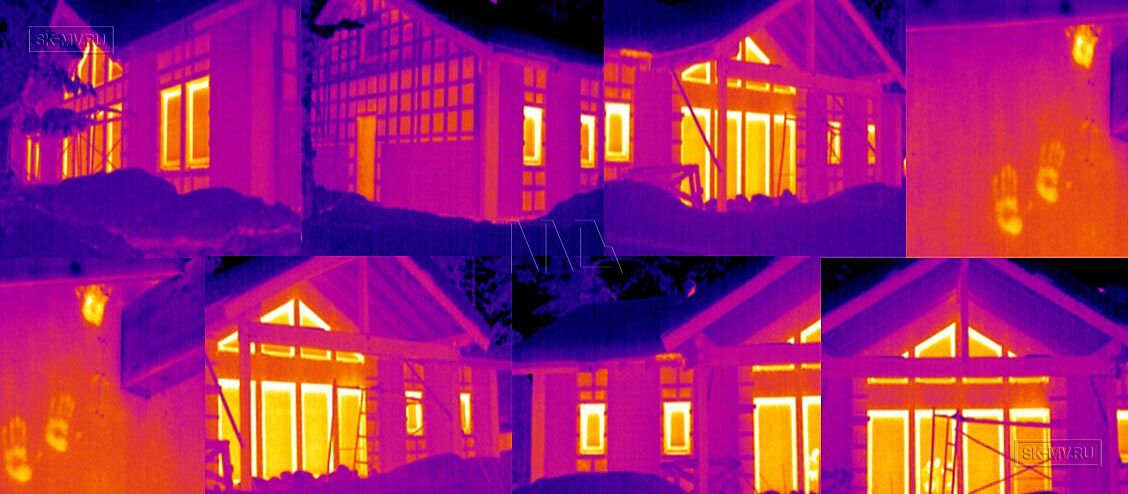 Обследование дома тепловизором