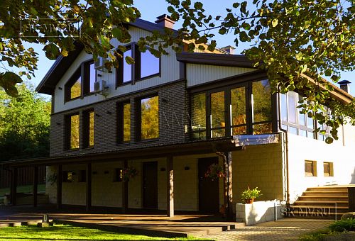 Строительство современного каркасного коттеджа с цокольным этажом в п Ольшаники - 2