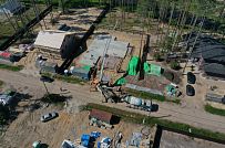 Монтаж индивидуального расчётного фундамента УШП PRO для строительства кирпичного двухэтажного дома в Рощино 2, S плиты = 340 кв.м, Лениградская обл. - мини - 10