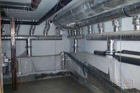 Фото репортаж с места строительства SPA комплекса с панорамными окнами в кп Сосновый берег  - 1