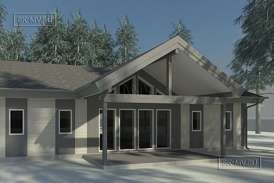 Фото репортаж с места строительства одноэтажного зимнего дома 136 кв м по скандинавской технологии в кп Волшебное озеро - 1