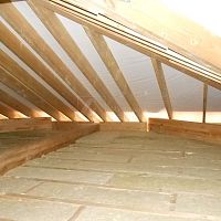 Утепление чердачного перекрытия