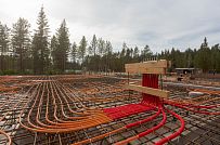 Монтаж индивидуального расчётного фундамента УШП PRO для строительства кирпичного двухэтажного дома в Рощино, Лениградская обл. - мини - 9