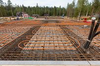 Монтаж индивидуального расчётного фундамента УШП PRO для строительства кирпичного двухэтажного дома в Рощино, Лениградская обл. - мини - 3