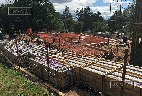 Монтаж фундамента УШП энергоэффективного загородного дома в Выборгском районе - 1