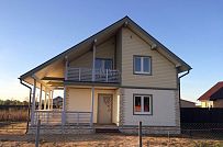 Энергоэффективный комбинированный дом Можайские сады площадью ок 150 кв м строится в Московской области - мини - 27