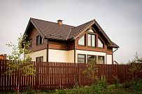 Строительство двухэтажного каркасного коттеджа 180 кв м в альпийском стиле в КП Смартвилль Москва - мини - 1