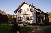 Построенный небольшой каркасный коттедж с мансардным этажом Галактика 9 - мини - 4