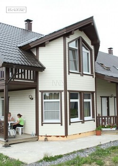 Строительство каркасного дуплекса на 2 семьи в Красном Селе