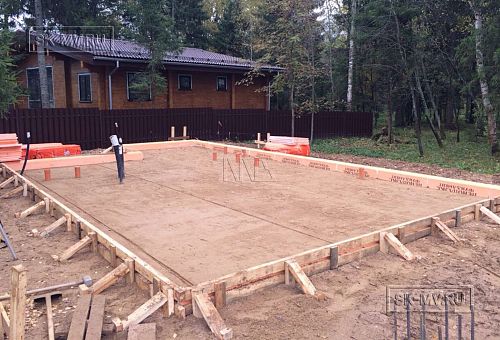 14. Утепление основания фундамента бани