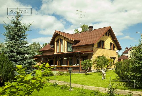 Строительство зимнего каркасного дома 222 кв м с эркером и гаражом в п Володарский - 1