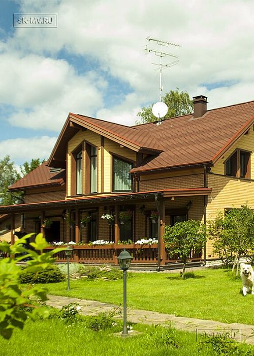 Строительство зимнего каркасного дома 222 кв м с эркером и гаражом в п Володарский