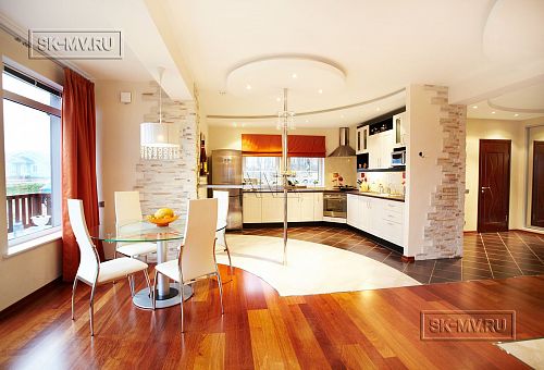 Дизайн интерьера каркасного загородного дома в ДНП Северная корона - 12