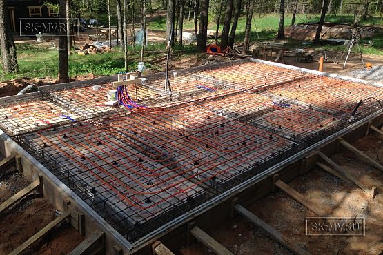 Строительство каркасного охотничего одноэтажного дома в Лужском районе - 11