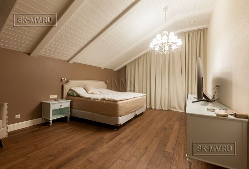 Дизайн интерьера загородного дома из кирпича в Пениках 1 - 10