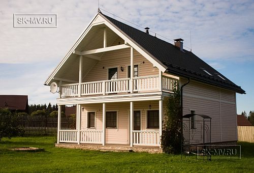 Строительство каркасного коттеджа с большой террасой в п Ольшаники - 8