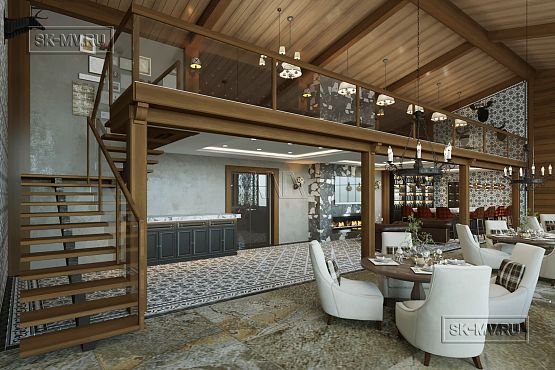 Интерьер клубного дома гольф-клуба - 7