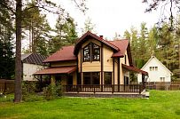 Строительство зимнего каркасного дома 175 кв м с эркером и мансардным этажом в п Вырица - мини - 16