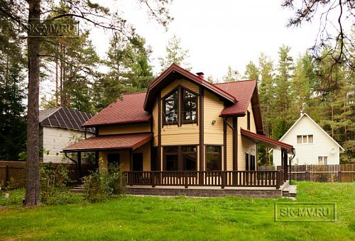 Строительство зимнего каркасного дома 175 кв м с эркером и мансардным этажом в п Вырица - 16