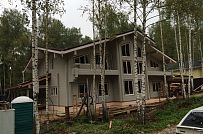 Дом из клееного бруса в стиле шале Щаповское строится в Москве - мини - 1