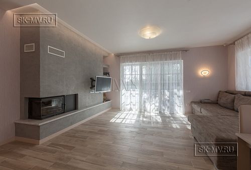 Пример внутренней отделки одноэтажного загородного дома в СНТ Фауна - 22