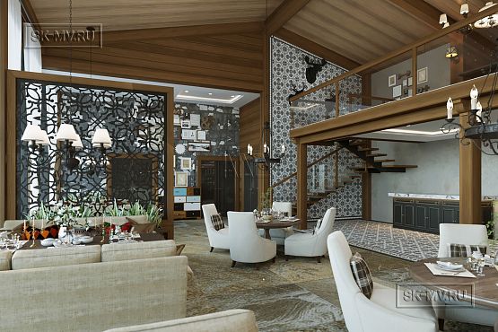 Интерьер клубного дома гольф-клуба - 8