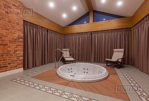 Дизайн интерьера загородного дома из кирпича в Пениках 1 - 21