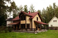 Строительство зимнего каркасного дома 175 кв м с эркером и мансардным этажом в п Вырица - мини - 13