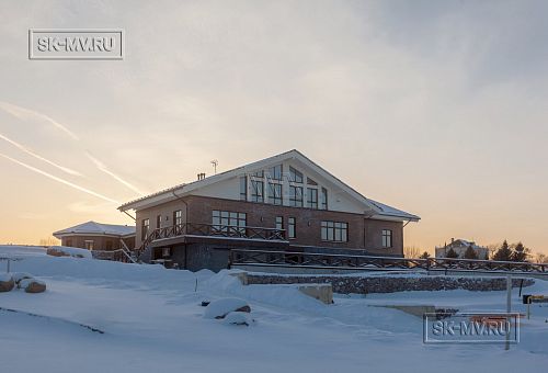 Фото репортаж с места строительства комбинированного дома площадью 1400 кв м с цоколем и СПА в д Пеники Ленобласти - 14