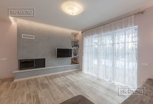 Пример внутренней отделки одноэтажного загородного дома в СНТ Фауна - 21