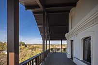 Фото репортаж с места строительства Дома художников 1600 кв м из кирпича с цокольным этажом по старинным чертежам 19 века в Тарусе Калужской области - мини - 22