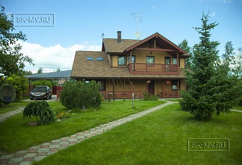 Строительство двухэтажного каркасного коттеджа 263 кв м с балконом, террасой и навесом для автомобилей в п Володарский - 31