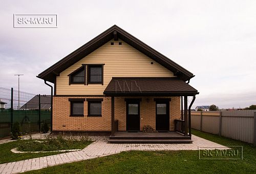 Строительство зимнего каркасного дома с верандой в д Олики - 28