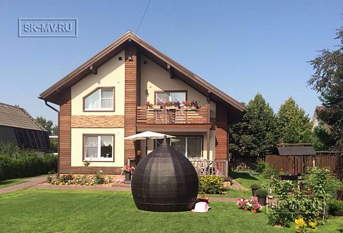 Фото репортаж с места строительства каркасного дома около 146 кв м с планкеном в д Сорокино Московской обл - 4