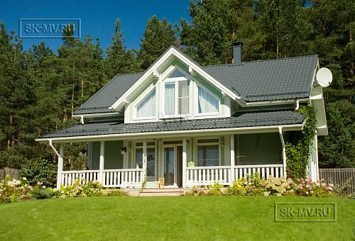 Строительство теплого каркасного дома 185 кв м для постоянного проживания в Северная корона 79 в Волочаевке - 29