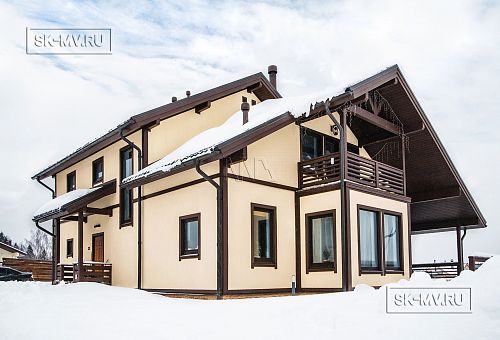 Построенный зимний каркасный дом по скандинавской технологии в к п Дмитровка в Москве под ключ - 4